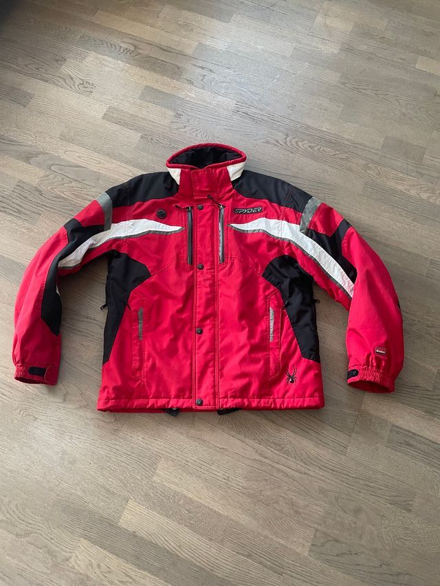 Conjunto Spyder Hombre Rojo y Negro