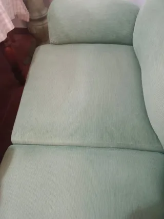 Sofá 2 plazas verde oliva