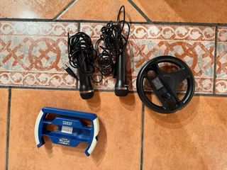 Consola Wii nera + accessori e giochi