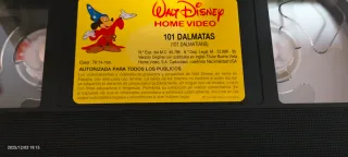 3 Películas VHS Clásicos Disney (Español)