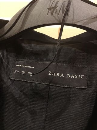 Chaqueta Zara Lentejuelas Negra
