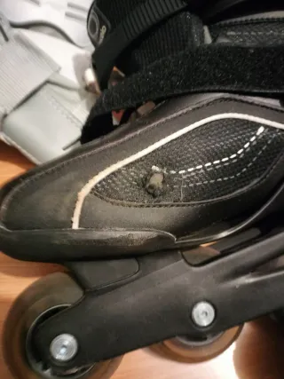 Patines Oxelo Talla 39.5 Adulto. Con protecciones.