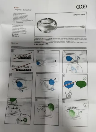 TAPA COMBUSTIBLE AUDI EXCLUSIV.