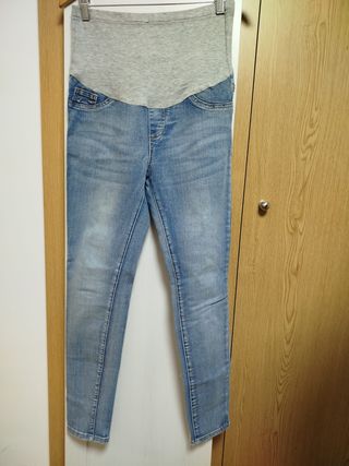 Pantalón vaquero premamá talla S