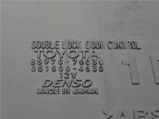 MODULO BLOQUE DE PUERTAS LEXUS UX (ZA10)(2018->) HÍBRIDO 250 H [HÍBRIDO 135 KW ( 2,0 LTR. - 112 KW)]