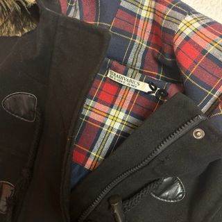 Chaquetón niña negro Stradivarius