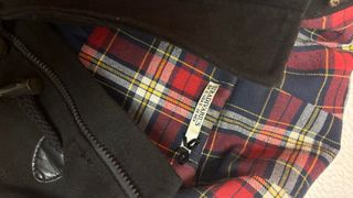 Chaquetón niña negro Stradivarius