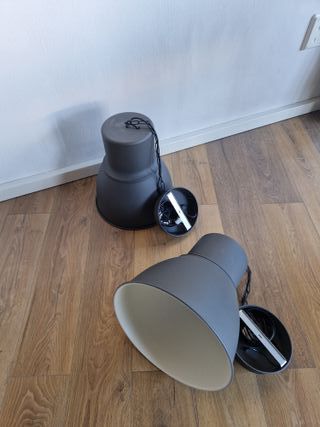 Lámparas Ikea Negras/Grises