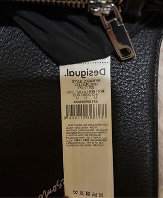 Bolso Negro Desigual