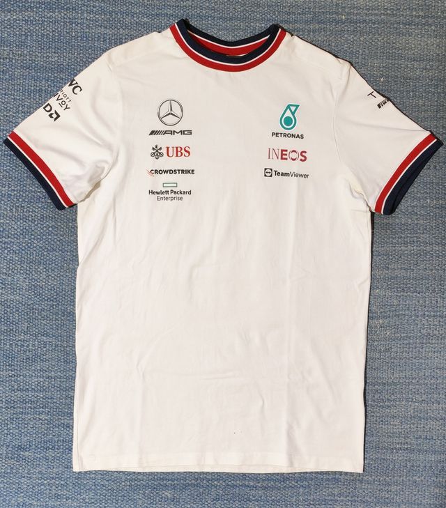 Camiseta Mercedes F1 Blanca
