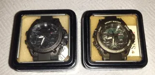 1 Reloj Deportivo Militar. Dos Esferas Con caja