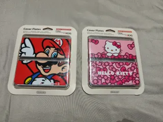 Placas Cover New Nintendo 3DS Mario y Hello Kitty