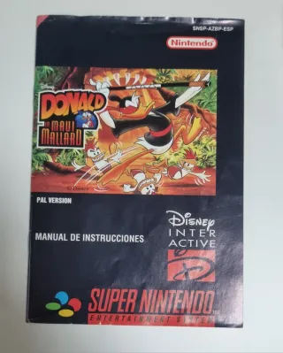 🇪🇸 Donald Maui Mallard SNES super nintendo nes