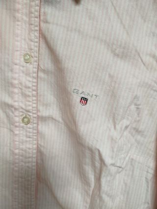 Camisa Gant Talla 38 Rayas Rosas