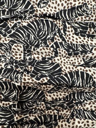 Falda Zara drapeada volantes Talla S