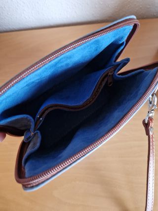 Bolsito Vera Pelle Azul