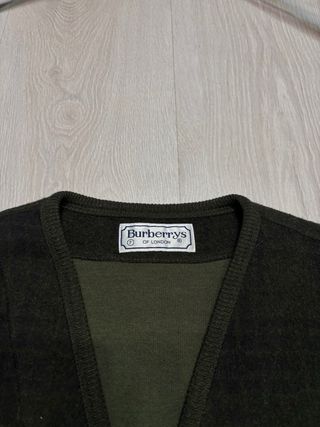 Chaleco Burberry Vintage 90s Verde
