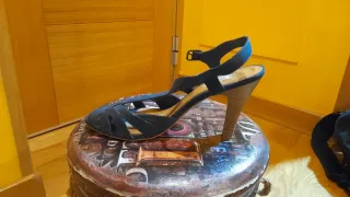 Sandalias azul Stradivarius