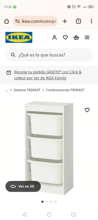 Módulo de almacenaje con 4 cajones