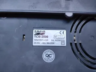 Calentador de aire ZAFIR