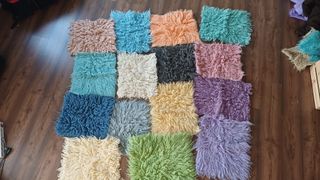 Alfombra Flokati 50x45 cm