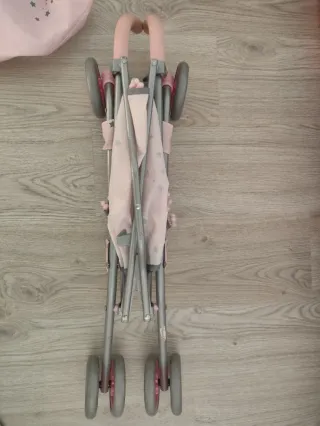 Sillita de paseo de juguete rosa