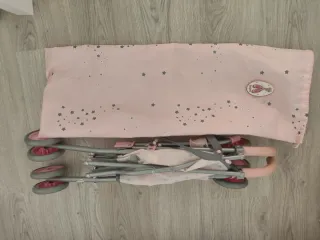 Sillita de paseo de juguete rosa