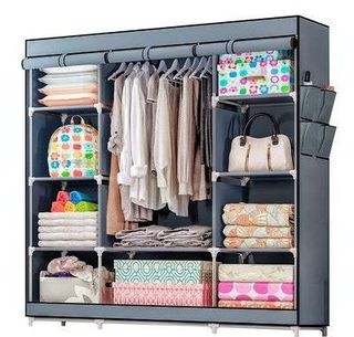 ARMARIO ROPERO Triple Grande 7House Gris