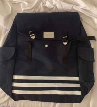 Mochila Jean Paul Gaultier azul con rayas