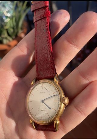 Reloj Zenith Oro 18k Años 50 Cuerda