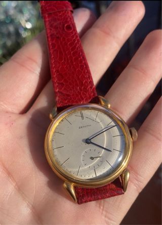 Reloj Zenith Oro 18k Años 50 Cuerda