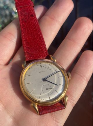 Reloj Zenith Oro 18k Años 50 Cuerda