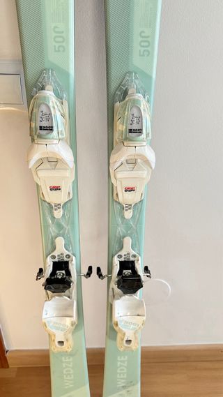 Conjunto de esquís Wedze 149 cm + bastones + botas