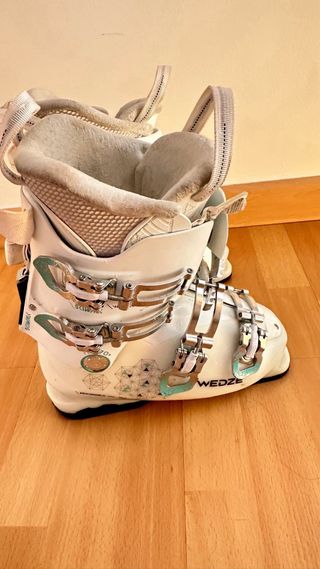 Conjunto de esquís Wedze 149 cm + bastones + botas