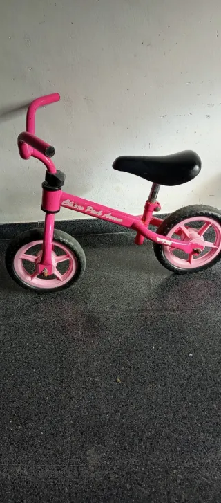 Bicicleta infantil rosa