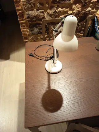 Flexo de mesa blanco