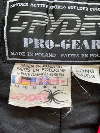 Pantalón esquí Spyder Talla M-40