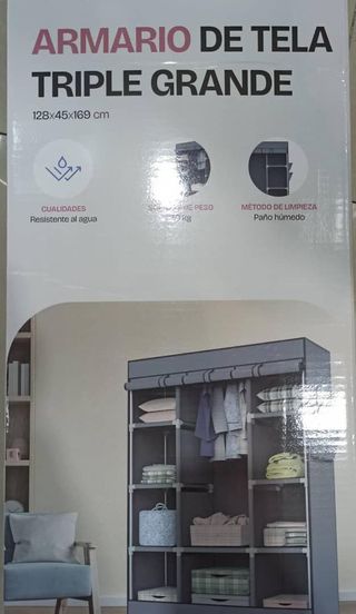 Armario Ropero Triple Grande 7House