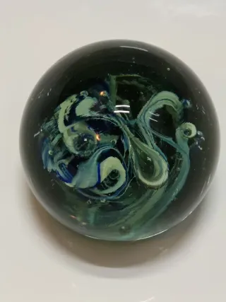 Ferma carta vetro artistico anni 50/60