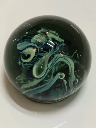 Ferma carta vetro artistico anni 50/60