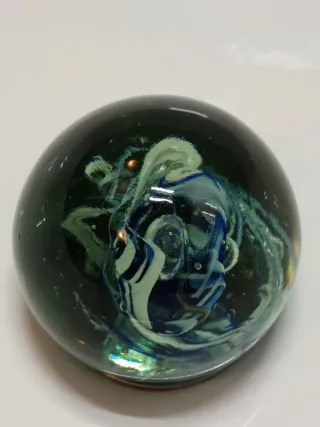 Ferma carta vetro artistico anni 50/60