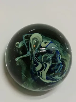 Ferma carta vetro artistico anni 50/60