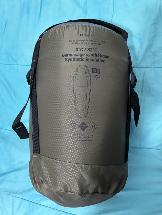 Saco de dormir Forclaz MT 500 XL