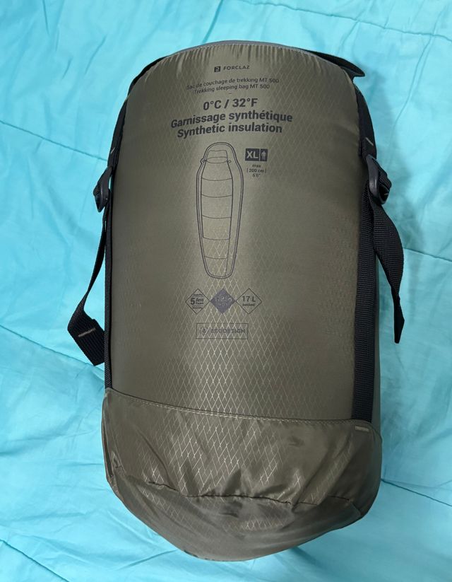 Saco de dormir Forclaz MT 500 XL