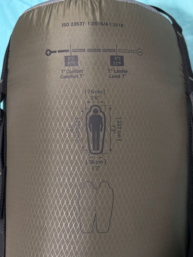 Saco de dormir Forclaz MT 500 XL