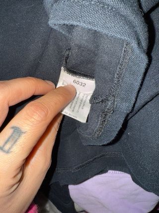 Polo Fred Perry Vintage Negro Manga Larga