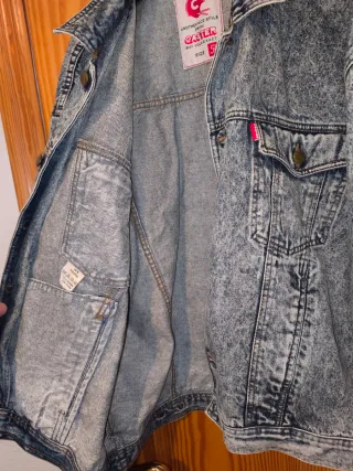 Cazadora vaquera Caster azul/gris Talla M