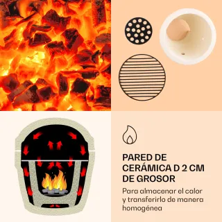 Parrilla Kamado Klarstein Princess