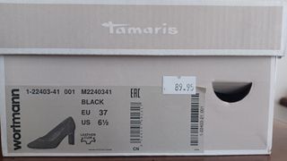 Tamaris Scarpe Décolleté Scamosciate Nere