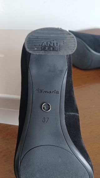 Tamaris Scarpe Décolleté Scamosciate Nere